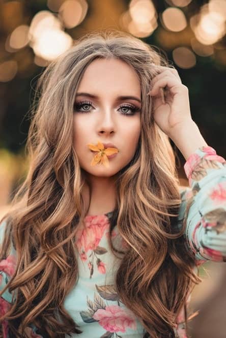 Beachy Wave Hairstyle for Shoulder Length hair